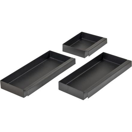 Siena Garden BOX SET storage boxes 2max 1min metal, 38x17& 9.9x17.3cm