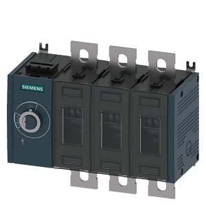 Siemens 3KD3834-0PE10-0 switch disconnector 250A size 3 side drive left