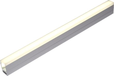 L&S DFF2500 profile light 2500 mm nw, stainless steel look