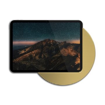 DISPLINE DSP-5-11-1009-13 Wall mount Moonlight Wall | iPad 10.9 inch | gold anodized