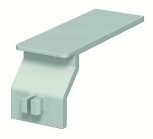 OBO Bettermann LKV/HH for wiring duct light grey wire retaining bar, 6178650