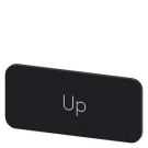 Siemens 3SU1900-0AC16-0DL0 labeling plate 12.5x27 Up