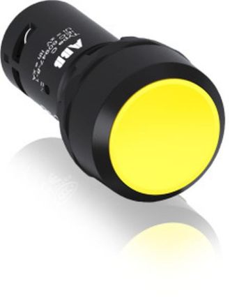 ABB Stotz-Kontakt CP1-10Y-20, pushbutton, tactile, flat, yellow, 2S, 1SFA619100R1023