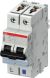 ABB Stotz-Kontakt S401M-K3NP, miniature circuit breaker K,3A,NP,10kA,2P,pluggable, protected neutral conductor, 2CCS571103R8317