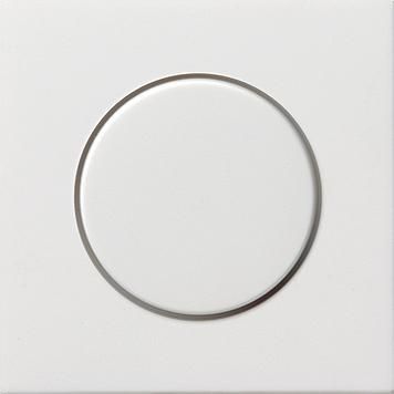 Gira 0650112 cover rotary dimmer surface switch pure white