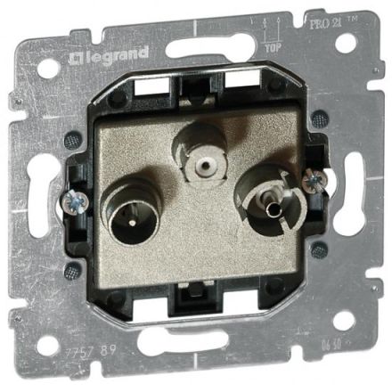 Legrand 775791 antenna socket TV-Radio-SAT through socket