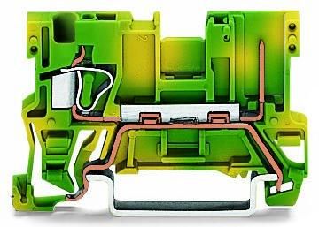Wago 769-237 1-wire, 1-pin, green base terminal