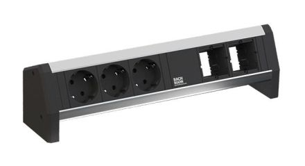 Bachmann 902.0096 9020096 3xSchuko 2xCover power input 1.0 m