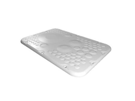 RITTAL 2565300 AX with membranes size 5 301x221mm plastic flange plate