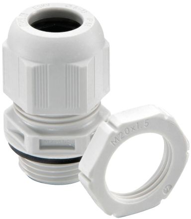 Wiska 10066530 ESKV-SET 50 M50x1,5 IP68 RAL7035 plastic cable gland