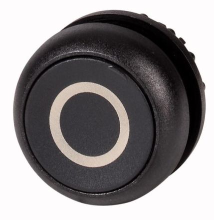 Eaton M22S-DS-X0 push button, flat, black 0, momentary, 216610