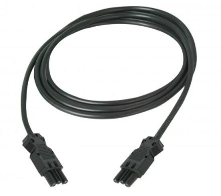 Kopp 226520092 2xGST18 H05VV 3G1,5qmm 2m black V-cable