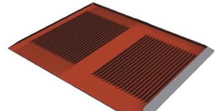 SL Rack 11522-00 Beta plate, brick red RAL 8004