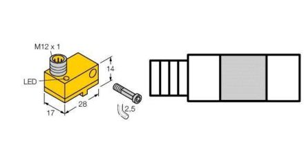 Turck 1058600 BIM-NST-Y1X-H1141 Magnetic field sensor