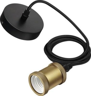 Philips 16777900 CORD classic E27 gold 1CT EU decorative connection cable with socket