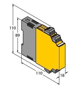 Turck 7506515 IM35-22EX-HI/24VDC analog signal isolator