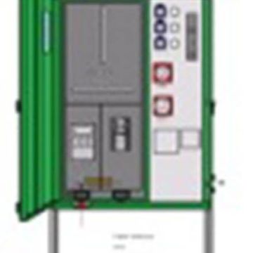 Elektra Tailfingen AV 32N/A/311-1-FS RAL 6018 connection distribution cabinet