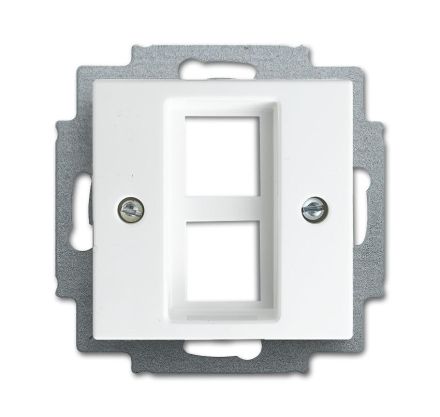 Busch-Jaeger 2561-02-914 Central plate, with support ring alpine white
