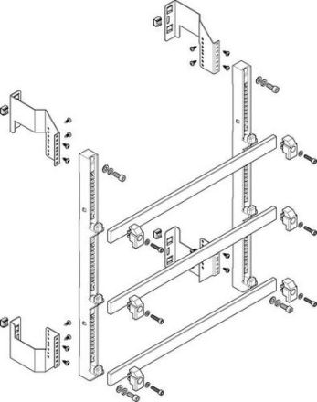 ABN flat 185mm with CU 30x10mm 3-pole 150mm busbar module (MFSC25963)