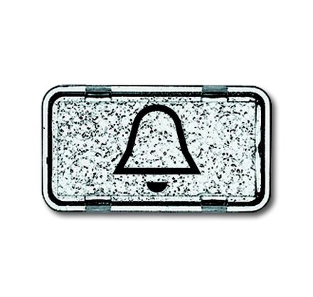 Busch-Jaeger 2622 KI-101 button symbol, bell crystal clear