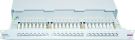 Dätwyler 418006 24xRJ45s 1U RAL7035 light grey Unilan 19' patch panel Cat6 CSP 24/8