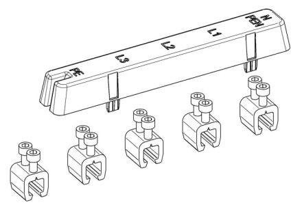ABB Striebel & John 2CPX054056R9999 ZCV25 5p.250A for Comfortline busbar connector