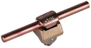 Dehn & Söhne 301017 KS connector Cu-RG for Rd 6-10mm one-piece