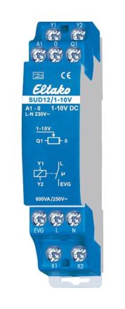 Eltako 21100802 control unit SUD12/1-10V for universal dimmer switch