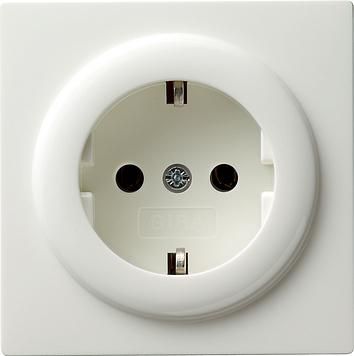 Gira 018840 SCHUKO socket S-Color pure white