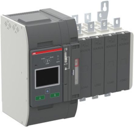 ABB Stotz-Kontakt OXA125U3S4QT, Automatic changeover switch TruONE 3-pole + N 125A Level 4 control unit, 1SCA153278R1001