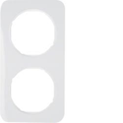 Berker 10122189 frame polar white, glossy Berker R.1
