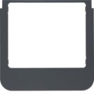 Berker 13196086 design frame rounded accessories anthracite velvet