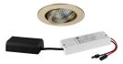 Brumberg 41443633 230V AC 6W 3000K champagne LED recessed ceiling spotlight