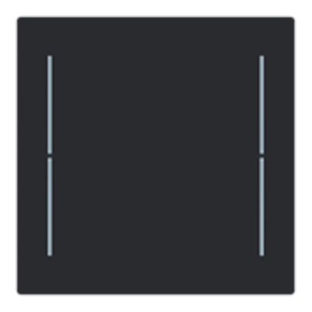 BUSCH-JAEGER LFW/A.1.70.11-45M rocker for Keypad art | 1-way | matt black