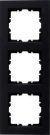 Kopp 402750000 HK07 3-way black matt cover frame
