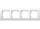 Gira 0214327 4-way cover frame for pure white Gira Event pure white matt