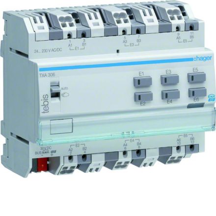 HAGER TXA306 KNX binary input universal | 6-way