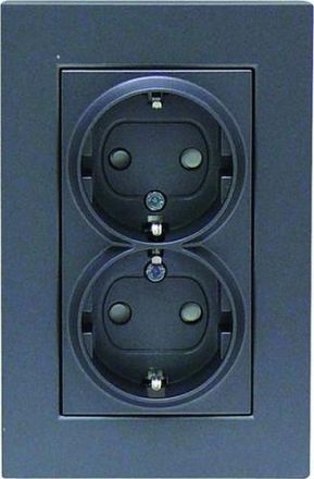 HHG 92513058 Novella double socket UP