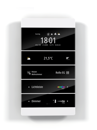 ENERTEX 1177-01-ws KNX room controller MeTa² | Premium | glossy white