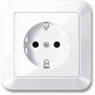 MERTEN MEG2300-1025 SCHUKO socket active white glossy 1-M