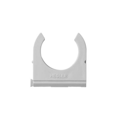 Hegler 9812140 EPKMU DN40 white UV-stabilized clamp