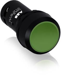 ABB Stotz-Kontakt CP11-10G-10, push button momentary flat button green with white I, 1NO not illuminated, 1SFA619110R1012