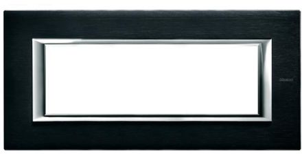 Bticino HA4806XS Frame 6m Anthracite Brushed