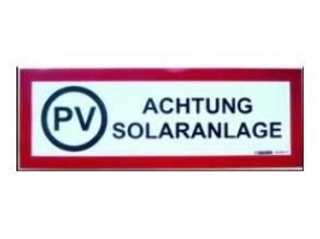 PROTEC.class 05103171 Inspection labels and warning signs PWSA Attention solar system