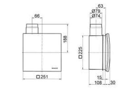 Maico 0084.0139 ER 100 GVZ fan unit