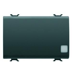 Gewiss GW12043 illuminated 3M 1P 16AX black switch