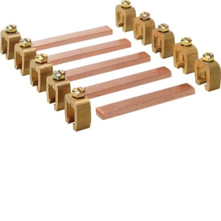 Hager UM05AR busbar connector 40mm universN 12x5mm 5-pin FR cabinets