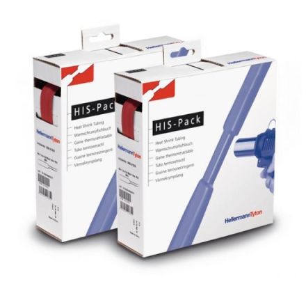 HellermannTyton 300-30482 HIS-PACK-4,8/2,4-RD heat shrink tubing