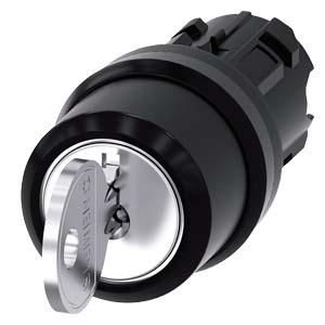 Siemens 3SU1000-4BL21-0AA0 key switch RONIS 22mm round I