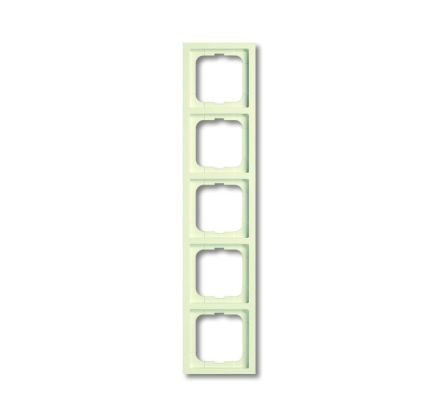 Busch-Jaeger 1725-182 cover frame, 5-way frame ivory white